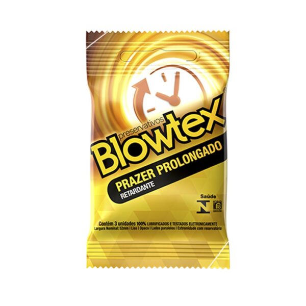 Preservativo Blowtex Prazer Prolongado 3 Unidades