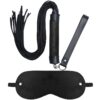 Kit Chicote 24 Tiras 40cm E Venda Pelúcia - Dominatrixxx