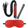 Kit Chicote 24 Tiras 40cm E Venda Pelúcia - Dominatrixxx - Imagem 2